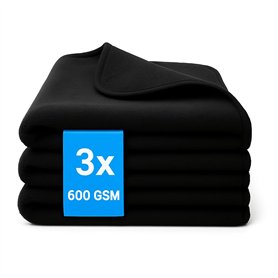 Kemes Lot de 3 chiffons en microfibre pour voiture - 600 g/m² - Pour l'entretien de la voiture et la maison - Chiffon sec en mic Kemes Lot de 3 chiffons en microfibre pour voiture - 600 g/m² - Pour l'entretien de la voiture et la maison - Chiffon sec en mic