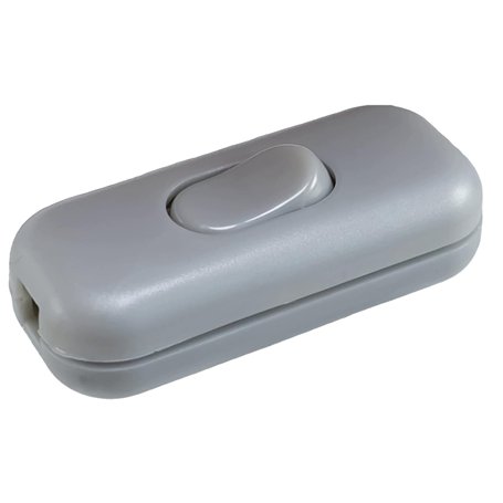 Interrupteur intermédiaire gris (argenté)