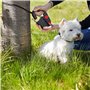 Dogxi Laisse Multifonction à Enrouleur 5m extractible poignée Rabattable pour Une Fixation Confortable Clip pour Le Transport sû