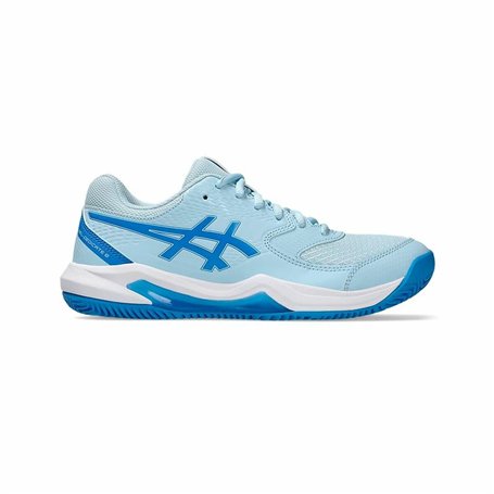 Chaussures de Tennis pour Femmes Asics Gel-Dedicate 8 Clay Bleu clair