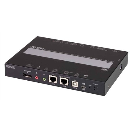 ATEN CN9950 Commutateur KVM over IP 1-Local-Remote Share Access port unique 4K DisplayPort