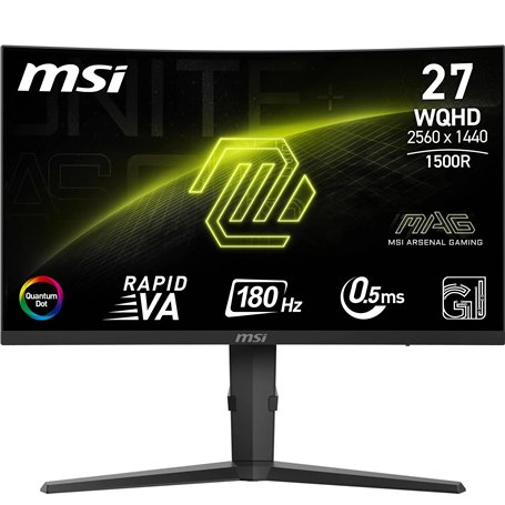 MSI MAG 275CQRF QD E2 Écran Gaming incurvé 27" WQHD - Dalle Rapid VA 1500R 2560 x 1440