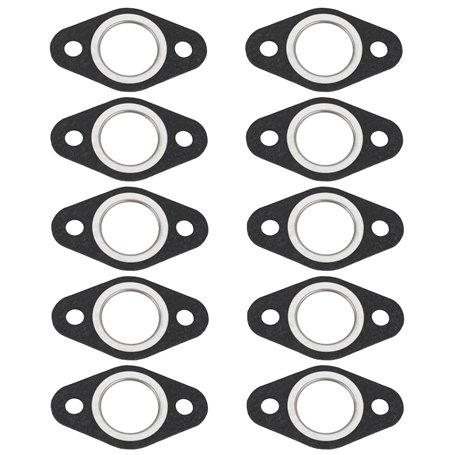 OTOTEC Lot de 10 Joints de Collecteur D'échappement 25 Mm ID Silencieux Joint de Réduction du Bruit Compatible avec Les Scooters