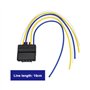 VGOL Connecteur de Faisceau de Câbles de Contact de Feu Arrière de Voiture à 6 Broches 1SL945257 1SL945095F Compatible avec Volk