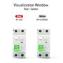 Anlayliay AC 2P 6KA RCCB RCD 230V Disjoncteur à RéSiduel Disjoncteur DifféRentiel Interrupteur de SéCurité TORD4-63, 2P 16A 10MA