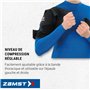 Zamst Épaulière - Orthèse Compressive de Stabilisation Dynamique, Soulagement de la Douleur pour Blessures de Sport, Soutien d'é