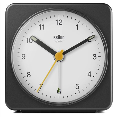 Braun Classic Analogue Alarm Clock with Snooze and Light