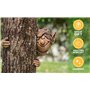 Garden Mile® Ornements de jardin fantaisie en résine avec visage d'elfe - Décoration de jardin féérique - Décoration d'intérieur