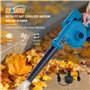 KATSU FIT-Bat 21V Souffleur de Feuilles sans Fil avec 1.5 Ah Batterie et Chargeur, Souffleur d'air électrique Portable Aspirateu
