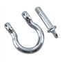 Lot de 4 manilles galvanisées de 6 mm pour bateau, yacht