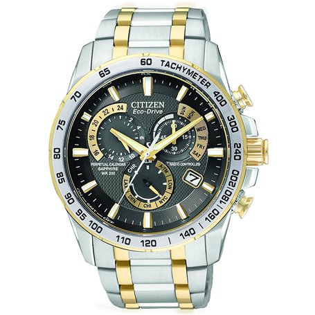 Citizen Hommes Analogique Quartz Montre avec Bracelet en Acier Inoxydable AT4004-52E
