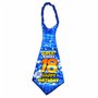 Happium Cravate d'anniversaire « Super Happy 18 » - Fournitures de fête d'anniversaire - Idées et décorations - Bleu - 18