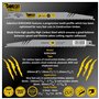 3 x SabreCut SCRS2345X_3 200 mm 6-10 TPI S2345X Lames de scie sabre à coupe très rapide compatibles avec Bosch Dewalt Makita et 