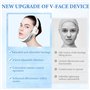V-Face Shaping Massager électrique, 6 Modes Machine Intelligente de Visage en V avec Télécommande, Appareil Raffermissant Visage