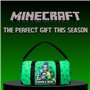 Minecraft Sac de Sport pour Garçon, Sac à Bagages pour Enfants, Accessoires Cadeaux pour Garçon