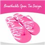 Barbie Tongs pour Femmes, Sandales D'été Glitter Design pour Adolescentes et Femmes, Taille EU 36/37