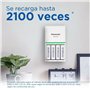 Piles Rechargeables Panasonic BK-4MCDE/4CP+CASE