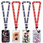 4pcs Mouse Porte Badge avec Cordon