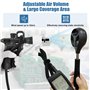 YUCHENGTECH Pistolet Antistatique Pistolet à Air Ionisant avec Générateur Haute Tension 10.0KV Aiguille Ionique Intégrée ±35V éq