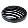 KaTur - Grille de protection noire pour phare - Aluminium - 14,5 cm - Pour Harley