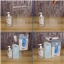 KOEMEHR Boîte de rangement en acrylique pour masque et gel désinfectant pour les mains, support mural ou comptoir, station d'hyg