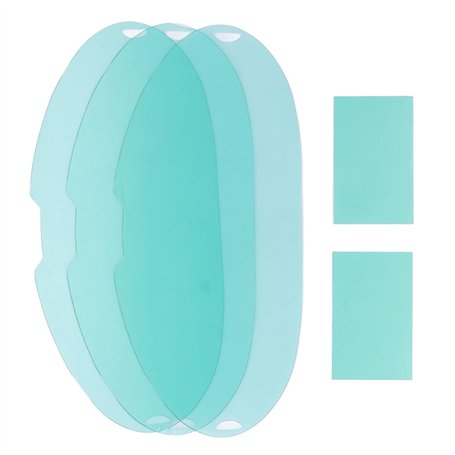Ensemble de Lentilles de Rechange pour Plaque de Protection Transparente pour Casque de Soudage avec écrans Extérieurs Circulair