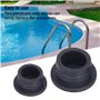 WNSC Bouchon en Caoutchouc d'échelle, Pare-Chocs d'échelle 2Pcs Anti-vieillissement pour Piscine pour hôtel pour échelle de Pisc