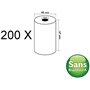 200 Bobines Carte Bancaire Thermique TPE | 57x40x12m | Sans Bisphénol A
