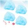 Exceart Lot de 20 filets à cheveux jetables en non-tissé avec protection de la tête pour les hospitaliers, les cosmétiques, la c