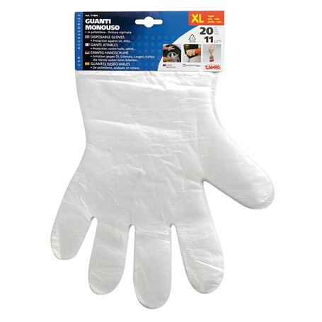 LAMPA 71404 Gants en Nitrile 20 Pièces