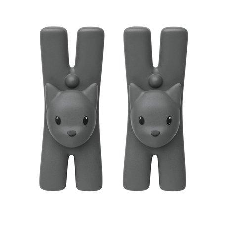 Alessi Lampo MMI32CS B - Jeu de 2 pinces à linge magnétiques pour la cuisine