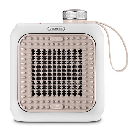 De'Longhi Capsule Desk HFX10B03.PK Radiateur soufflant en céramique silencieux avec grille orientable