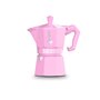 Cafetière Italienne Bialetti MOKA EXCLUSIVE 3T Rose Aluminium Bakélite 3 Tasses
