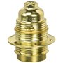 Electraline 71129 Douille E27 Filetée + 2 Bagues Pas 10X1 Laiton