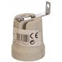 Electraline 71140 Douille E27 Porcelaine + Support en Equerre