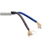 CABLEPELADO Condensateur de démarrage pour moteur électrique | Condensateur permanent | monophasé | Câble de connexion | Convien