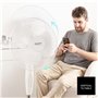 Taurus Greco 16CR Pure Ventilateur sur Pied 45W Oscillation Inclinaison Manuelle 3 Pales de 40cm 3 Vitesses Hauteur Réglable Fon