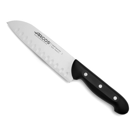 Arcos Couteau Santoku en Acier Inoxydable Nitrum – Couteau Japonais pour Poisson