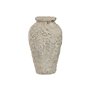 Vase Home ESPRIT Gris Terre cuite 25 x 25 x 50 cm