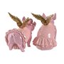 Figurine Décorative Home ESPRIT Rose Cochon 19 x 11 x 17 cm (2 Unités)