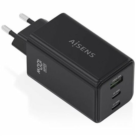 Chargeur sans fil Aisens ASCH-100W3P052-BK Noir 100 W