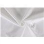 Parure de lit - 1 housse de couette 220 x 240 cm + 2 taies d'oreiller 60 x 60 cm - Satiné 100% coton - Blanc