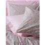 Parure de lit - 1 housse de couette 220 x 240 cm + 2 taies d'oreiller 60 x 60 cm - 100% coton ranforcé - Rose
