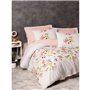 Parure de lit - 1 housse de couette 220 x 240 cm + 2 taies d'oreiller 60 x 60 cm - 100% coton ranforcé - Blanc