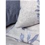 Parure de lit - 1 housse de couette 220 x 240 cm + 2 taies d'oreiller 60 x 60 cm - 100% coton ranforcé - Bleu