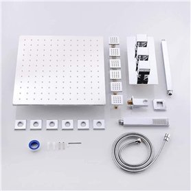 Parure de lit - 1 housse de couette 220 x 240 cm + 2 taies d'oreiller 60 x 60 cm - 100% coton ranforcé - Rose