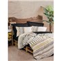 Parure de lit - 1 housse de couette 220 x 240 cm + 2 taies d'oreiller 60 x 60 cm - 100% coton ranforcé - Blanc