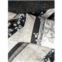 Parure de lit - 1 housse de couette 220 x 240 cm + 2 taies d'oreiller 60 x 60 cm - 100% coton ranforcé - Anthracite