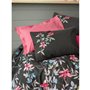 Parure de lit - 1 housse de couette 220 x 240 cm + 2 taies d'oreiller 60 x 60 cm - 100% coton ranforcé - Rose