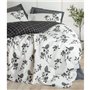 Parure de lit - 1 housse de couette 220 x 240 cm + 2 taies d'oreiller 60 x 60 cm - 100% coton ranforcé - Anthracite